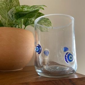 Anthropologie Evil Eye Lucky Juice Glass